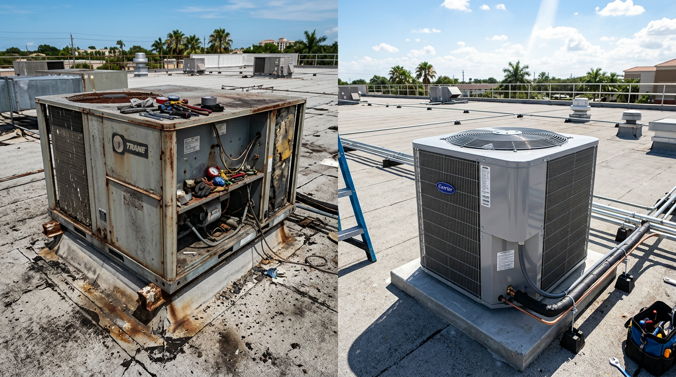 Commercial HVAC installation and system design for Florida facilities