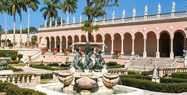 Courtyard of the Ringling Museum of Art in Sarasota, Florida